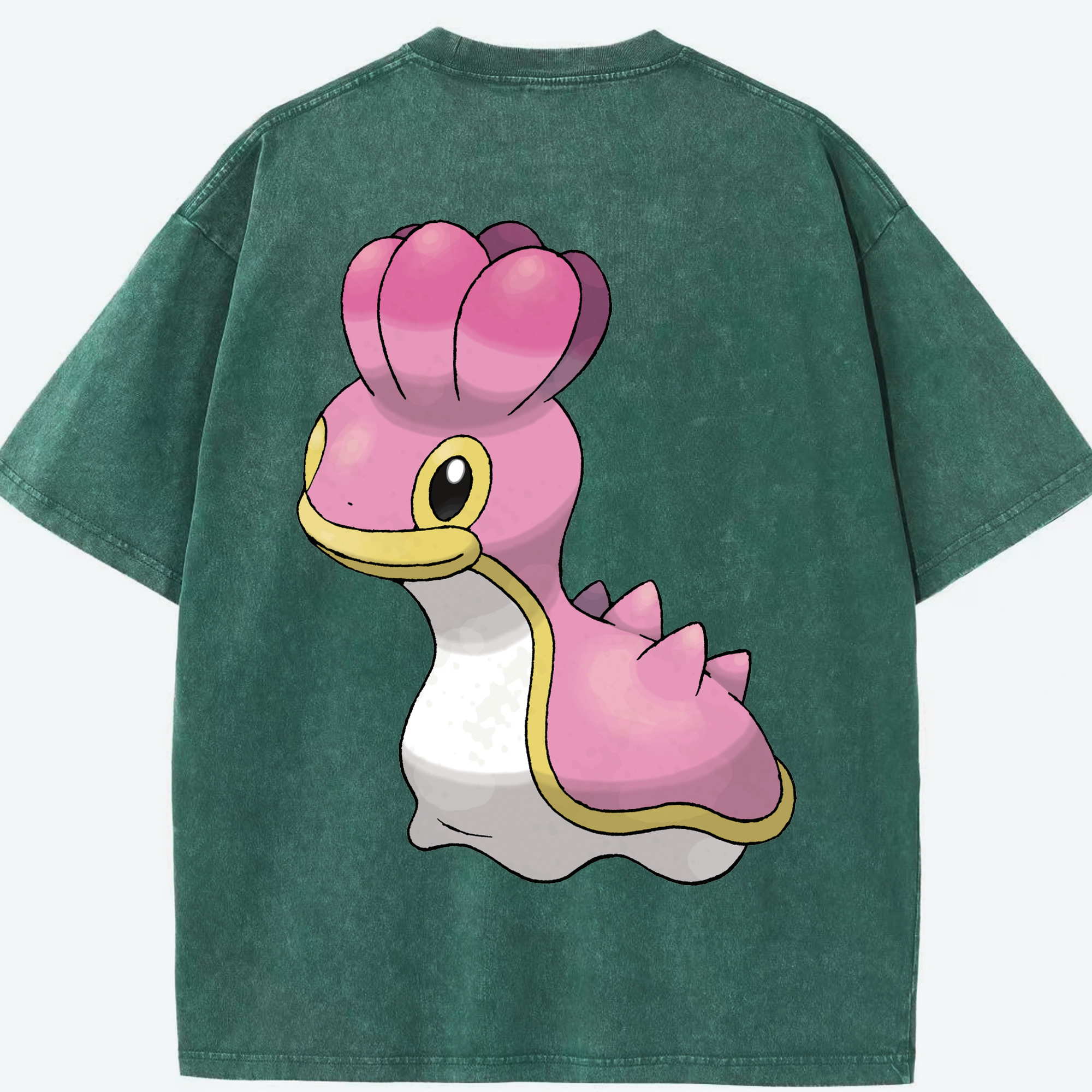 （画像用） ポケットモンスター Pokémon 綿100% ヴィンテージ風 半袖Tシャツ（背面プリント）